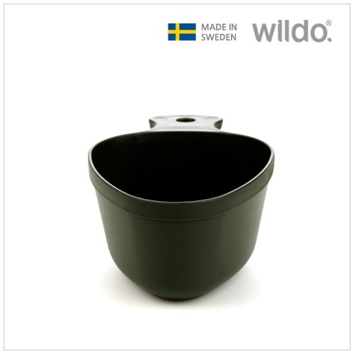 윌도 스웨덴 군용 다목적 휴대 캠핑용 컵 [코사 아미] _올리브 (WD-S435)