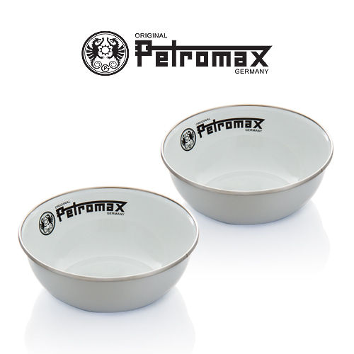 [Petromax] 페트로막스 에나멜 보울 캠핑용 그릇(2개입)- 화이트_600ml (PM-PX-BOWL-W)